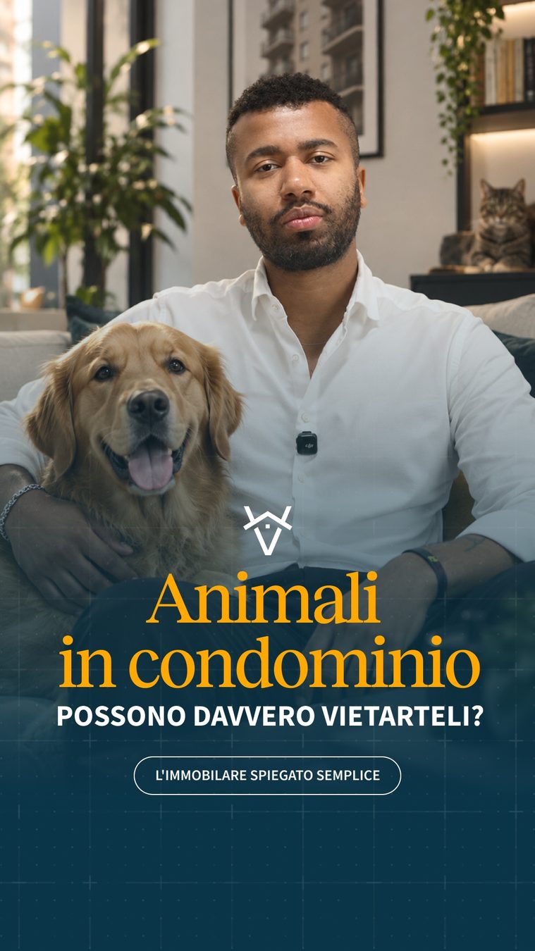 🐶 Possono vietarti di tenere un cane o un gatto in condominio? La risposta è no: il regolamento condominiale…